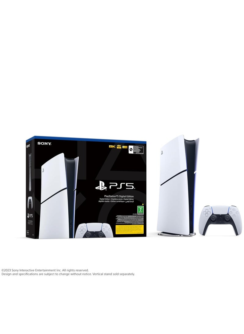 سوني PlayStation 5 Digital  Version (New Model) - Official KSA Version With LOG PS5 Shock And Dust Proof Carrying Backpack  - Image 2