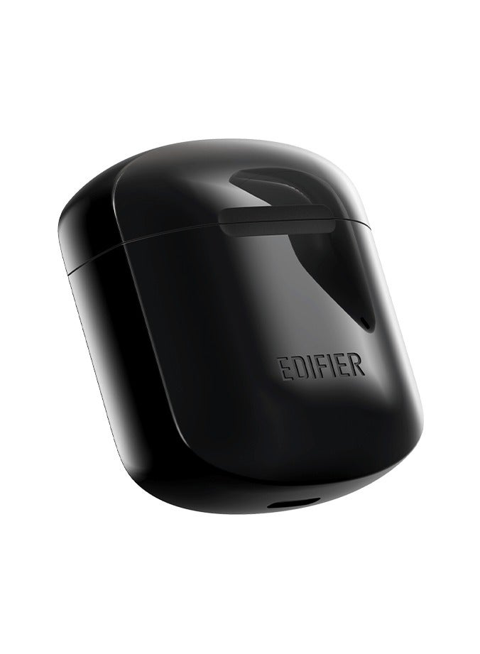 EDIFIER - W200T Mini True Wireless Earbuds, Bluetooth 5.1 Headphones with 22H Playtime, Noise Cancelling TWS in-Ear Earphones with Mic, IP54 Waterproof Headset for Sports Workout Running Travel - Black - Image 1