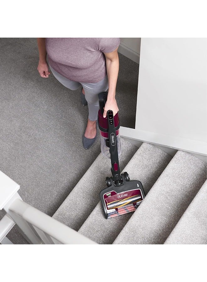 Shark - Anti Hair Wrap Cordless Stick Vacuum Cleaner with Flex technology 181 W IZ201ME Burgundy - Image 1