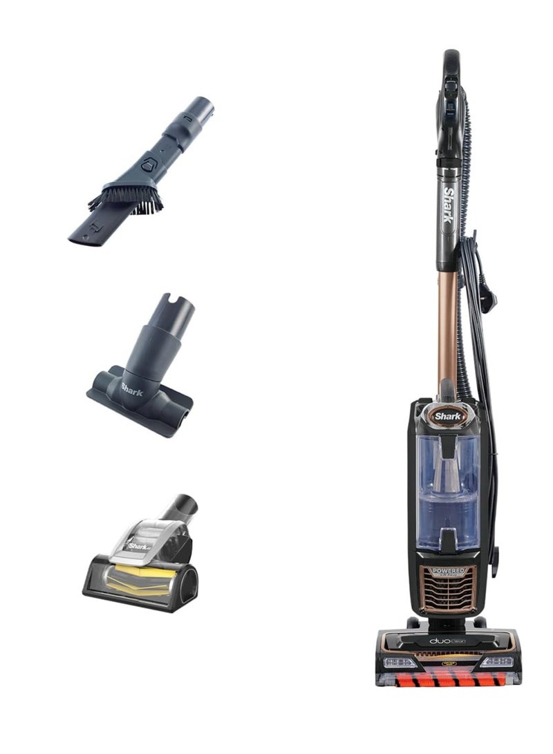 Shark Corded Upright Vacuum Cleaner,0.83L with Anti Hair Wrap Technology & DuoClean, Pet Model, Powered Lift-Away, LED Headlights, Anti-Allergen, 8m Cord, 750W, 2 Attachments 0.83 L 750 W NZ801MET Navy & Orange  - Image 1