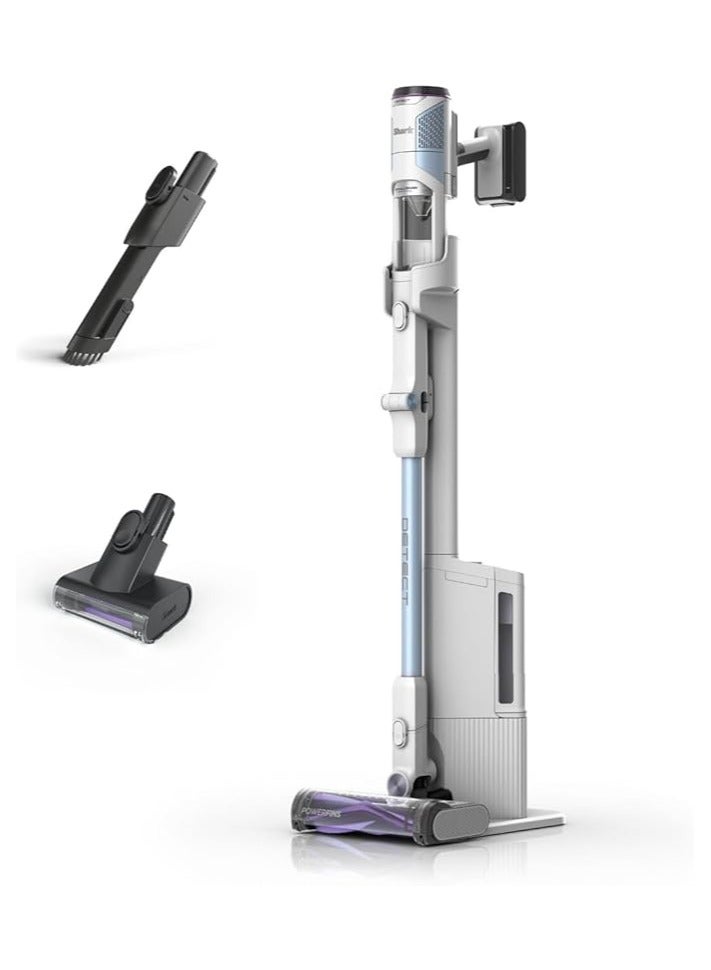 Shark Detect Clean & Empty Cordless Pet Vacuum Cleaner, Three Deep-Cleaning, Up To 60 Mins Of Run-Time 180 W IW4611MET Cloudy Blue  - Image 1