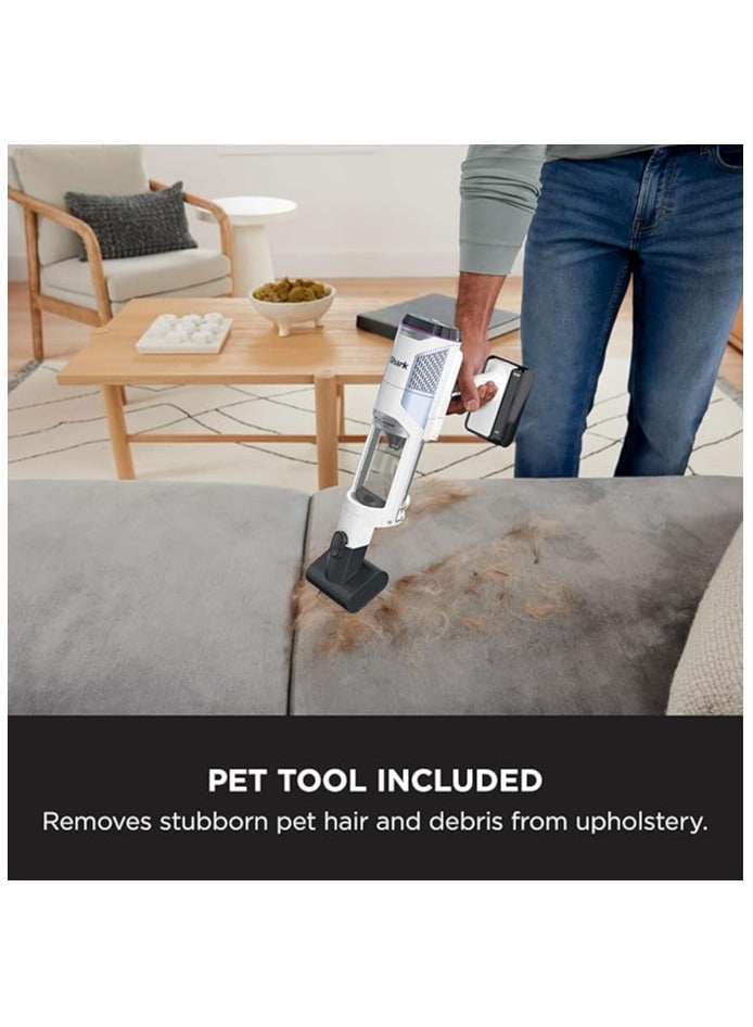 Shark Detect Clean & Empty Cordless Pet Vacuum Cleaner, Three Deep-Cleaning, Up To 60 Mins Of Run-Time 180 W IW4611MET Cloudy Blue  - Image 4