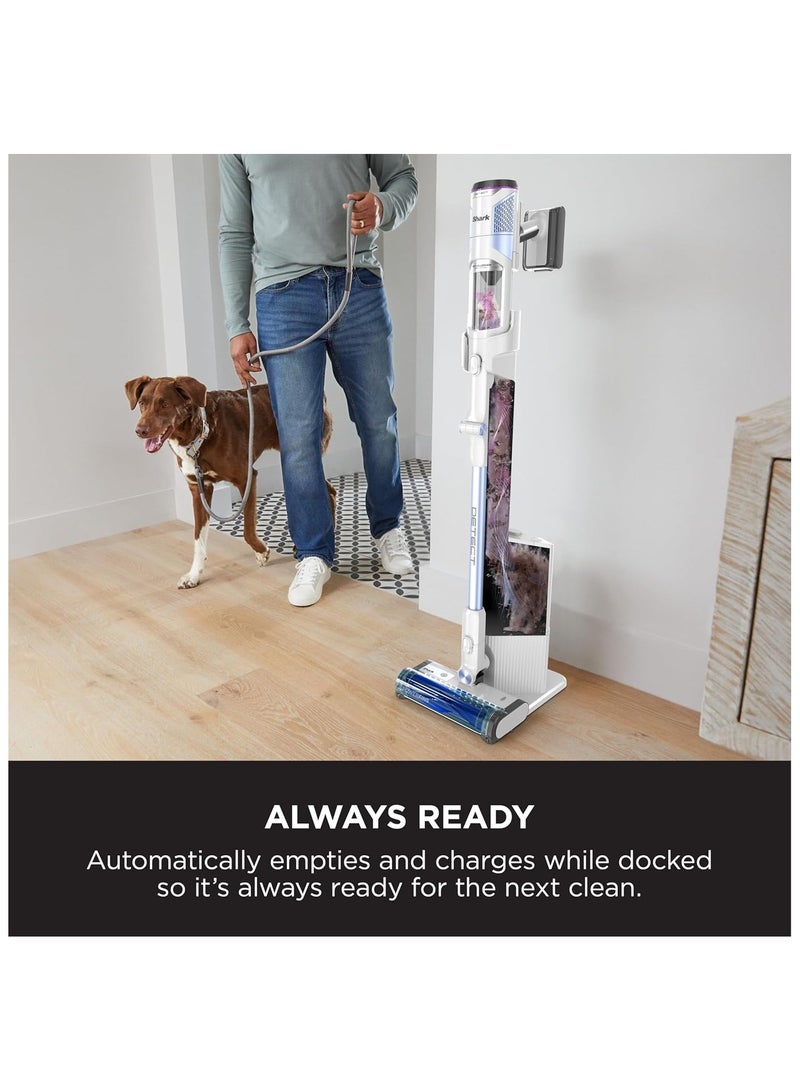 شارك - Detect Clean & Empty Cordless Pet Vacuum Cleaner, Three Deep-Cleaning, Up To 60 Mins Of Run-Time 180 W IW4611MET Cloudy Blue - Image 1