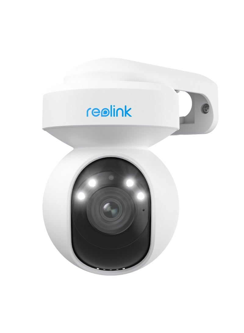 reolink E1 Outdoor Plug-in WiFi Security Camera, 5MP HD PTZ Camera for Home Security, Motion Tracking, 5GHz WiFi, 3X Optical Zoom, Person Vehicle Detection, Spotlight Color Night Vision, APP Control  - Image 1