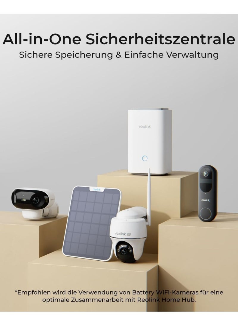 reolink - Home Hub for Security Camera, 4K Live View & Playback, Expandable Local Storage, Advanced Encryption, 2.4/5GHz Wi-Fi 6, No Monthly Fee, with 64GB MicroSD Card - Image 1