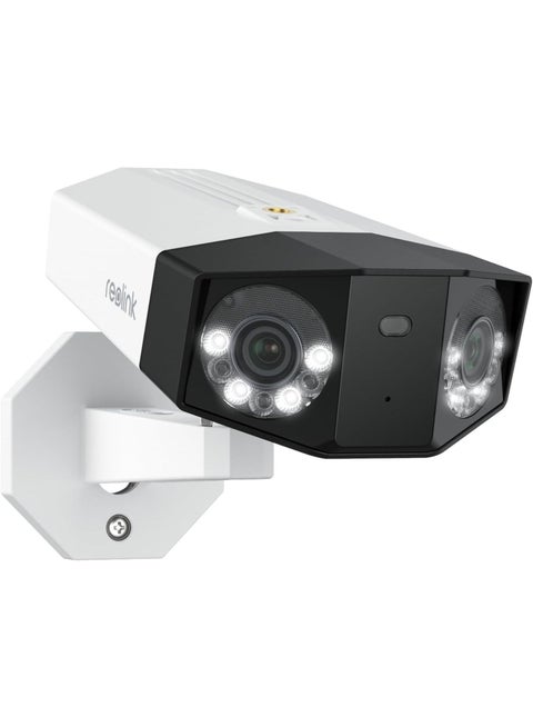 Duo 3 PoE 16MP UHD Dual-Lens PoE Security Camera with 180° Panoramic View, Motion Track, F1.6 Color Night Vision, Person/Vehicle/Animal Detection, 2 Way Talk, Supports 24/7 Recording