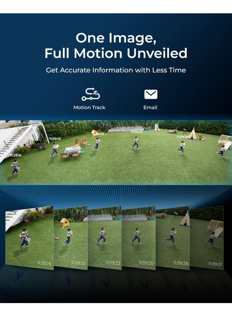 reolink Duo 3 PoE 16MP UHD Dual-Lens PoE Security Camera with 180° Panoramic View, Motion Track, F1.6 Color Night Vision, Person/Vehicle/Animal Detection, 2 Way Talk, Supports 24/7 Recording  - Image 4