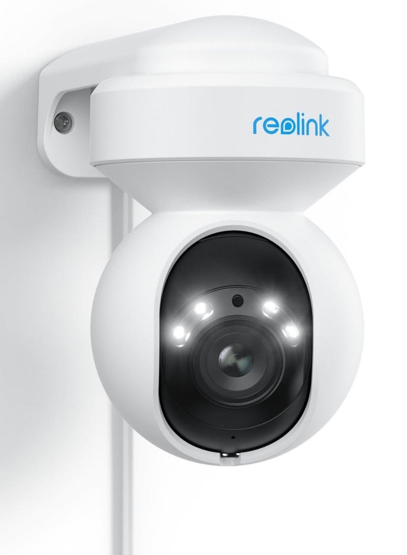 reolink 4K Outdoor Plug-in WiFi 6 Security Camera, PTZ Camera for Home Security, Wi-Fi 6 New Tech, Motion Tracking, Smart Detection, 3X Optical Zoom, Motion Spotlight, Local Storage, E1 Outdoor Pro  - Image 1