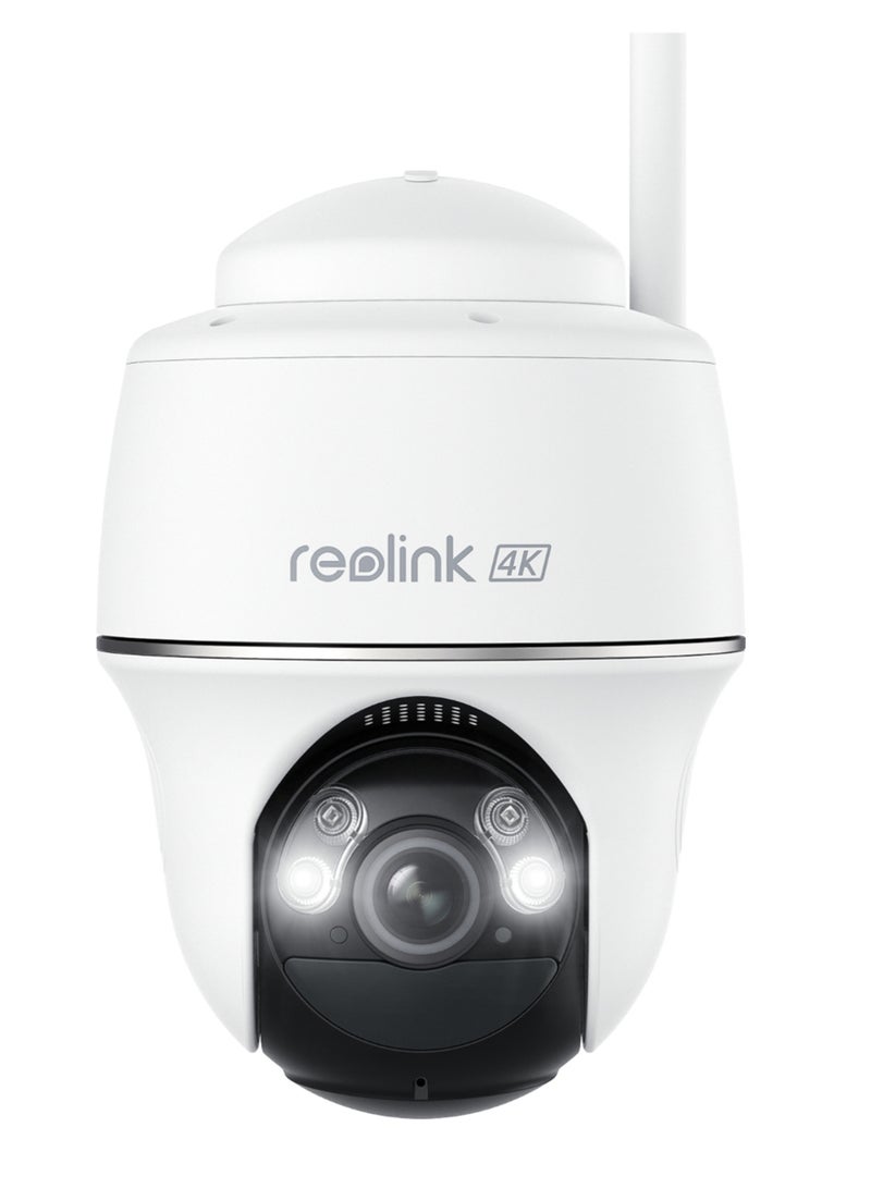 reolink - Argus PT Ultra, 4K Security Camera, Wireless Outdoor Camera, 360° Pan & Tilt, 2.4/5 GHz Dual Band Wi-Fi, Smart Detection, No Monthly Fee, 6W Solar Panel Compatible (Not Included) - Image 1