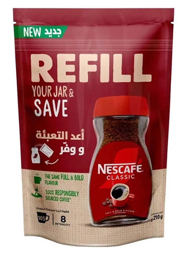 Nescafe Classic Refill Instant Coffee, 210g