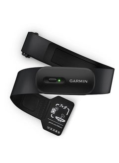 جارمين HRM 200 - (M-XL) - Up to 1 year of battery life   - Heart Rate Monitor, Durable and Built to Last With a 3 Atm Water Rating, Bluetooth connectivity, iOS and Android compatible Black  - Image 1
