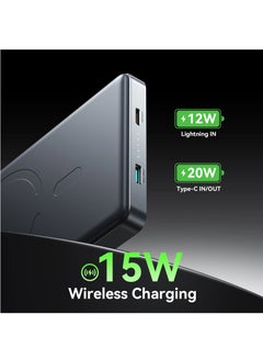 JOYROOM 10000 mAh JR-PBM08 Pro 20W magnetic wireless power bank 10000mAh GRAY  - Image 3