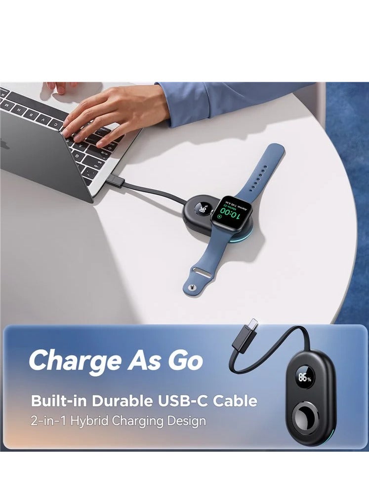 JOYROOM JOYROOM JR-W09 Portable Wireless Watch Charger BLACK  - Image 3