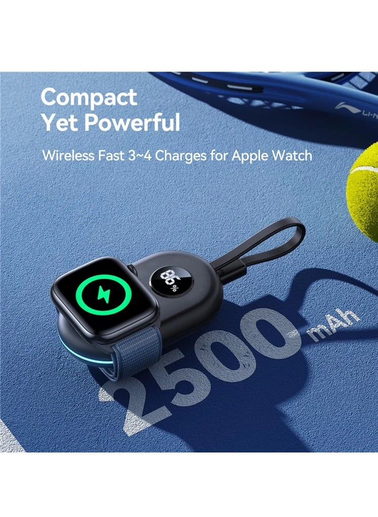 JOYROOM JOYROOM JR-W09 Portable Wireless Watch Charger BLACK  - Image 2