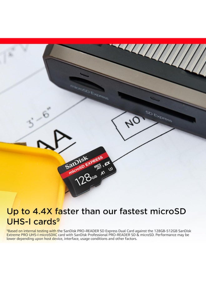 sandisk 128GB Express microSD Card,Read Speed Up to 880MB/s, Write Speed Up to 480 MB/s, U3, C10 - SDSQXFN-128G-GN4NN 128 GB - Image 3