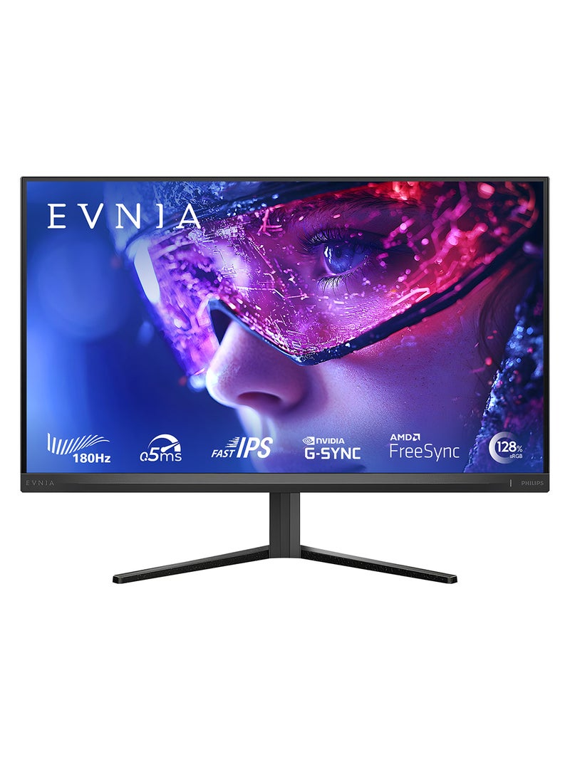 فيليبس Philips Gaming Monitor Evnia 27M2N3200L 27" Fast 180Hz IPS Full HD Gaming Monitor 0.5ms Black Black - Image 1