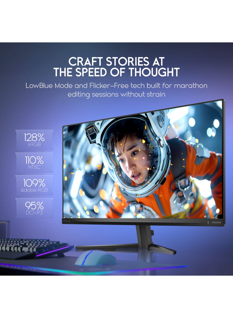 فيليبس Philips Evnia 24M2N3200L Gaming Monitor, 24" IPS Display, FHD Resolution, 180Hz Refresh Rate, 0.5ms (Smart MBR) Response Time, Adaptive Sync, Mega Infinity DCR, SmartImage game, Black | 24M2N3200L Black - Image 5