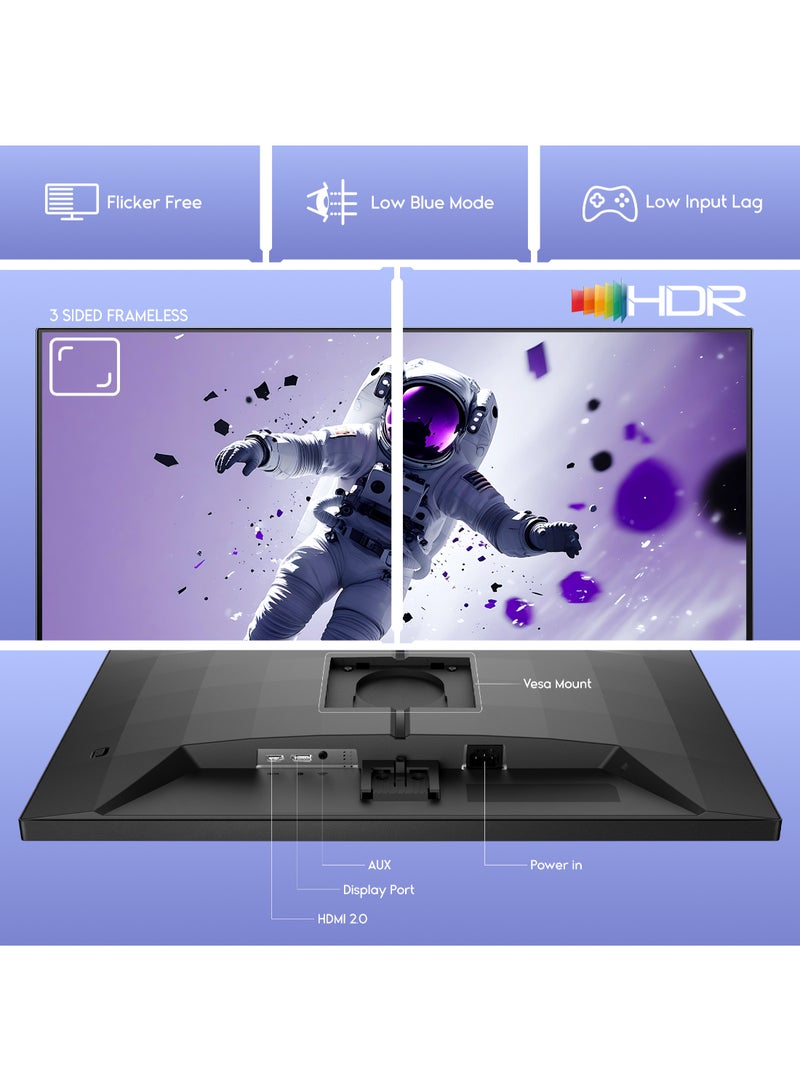 فيليبس Philips Evnia 24M2N3200L Gaming Monitor, 24" IPS Display, FHD Resolution, 180Hz Refresh Rate, 0.5ms (Smart MBR) Response Time, Adaptive Sync, Mega Infinity DCR, SmartImage game, Black | 24M2N3200L Black - Image 4