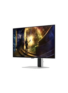 Samsung 27 inch Odyssey G6 OLED QHD Gaming Monitor, OLED  Safeguard+, 240hz, 0.03ms, AMD FreeSync Premium Pro, HAS (Height Adjustable Stand), LS27DG612SNXZA Silver  - Image 3