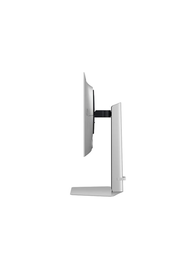 Samsung - 27 inch Odyssey G6 OLED QHD Gaming Monitor, OLED  Safeguard+, 240hz, 0.03ms, AMD FreeSync Premium Pro, HAS (Height Adjustable Stand), LS27DG612SNXZA Silver - Image 1
