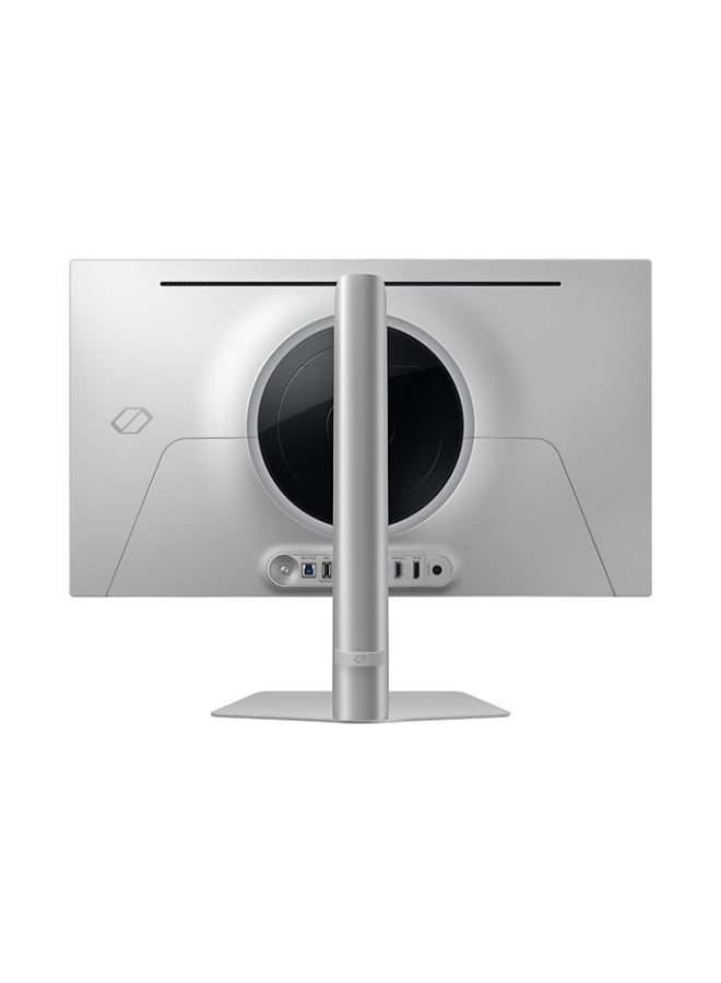 Samsung - 27 inch Odyssey G6 OLED QHD Gaming Monitor, OLED  Safeguard+, 240hz, 0.03ms, AMD FreeSync Premium Pro, HAS (Height Adjustable Stand), LS27DG612SNXZA Silver - Image 1