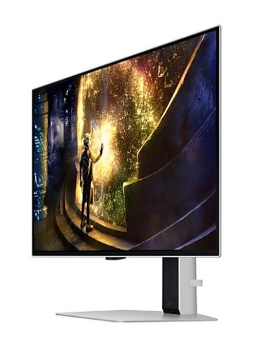 Samsung 27 inch Odyssey G6 OLED QHD Gaming Monitor, OLED  Safeguard+, 240hz, 0.03ms, AMD FreeSync Premium Pro, HAS (Height Adjustable Stand), LS27DG612SNXZA Silver - Image 4