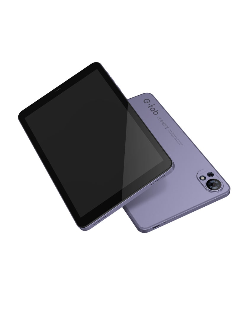 جي تاب G-Tab T8S Kids Tablet 8 inch Purple (4+4GB RAM) 64GB - Middle East Version with protect Case  - Image 2