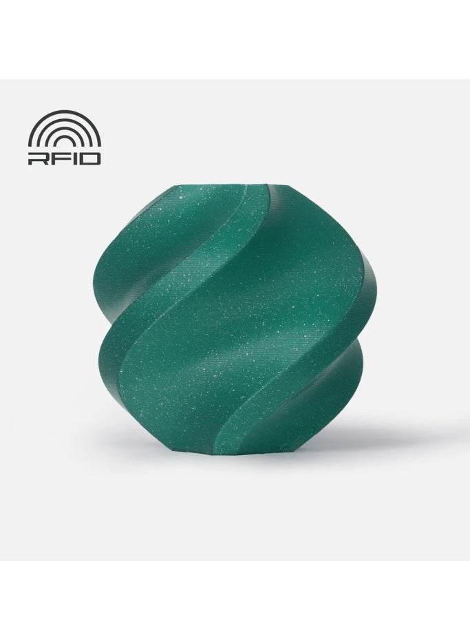 بامبو لاب Bambu Lab PLA Alpine Green Sparkle (with spool) 1.75mm, 1KG Green Sparkle