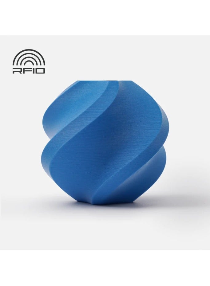 بامبو لاب Bambu Lab PLA Matte Marine Blue (with Spool), 1.75mm, 1KG Matte Marine Blue 