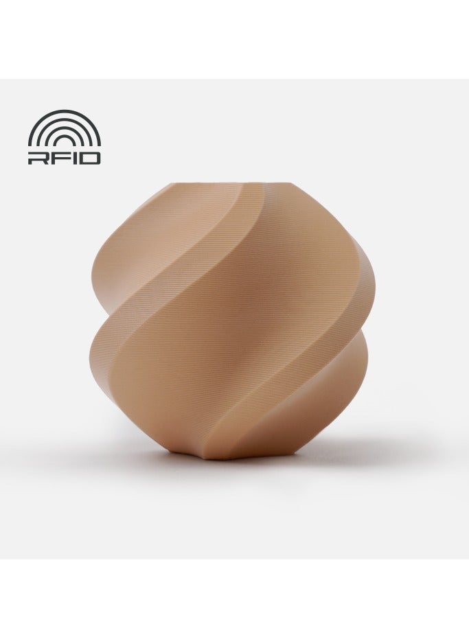 بامبو لاب Bambu Lab PLA Matte Latte Brown (with Spool) 1.75mm, 1KG Latte Brown 