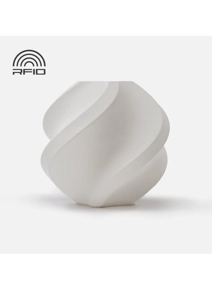 Bambu Lab PLA Matte Ivory White Refill, 1.75mm. 1KG white