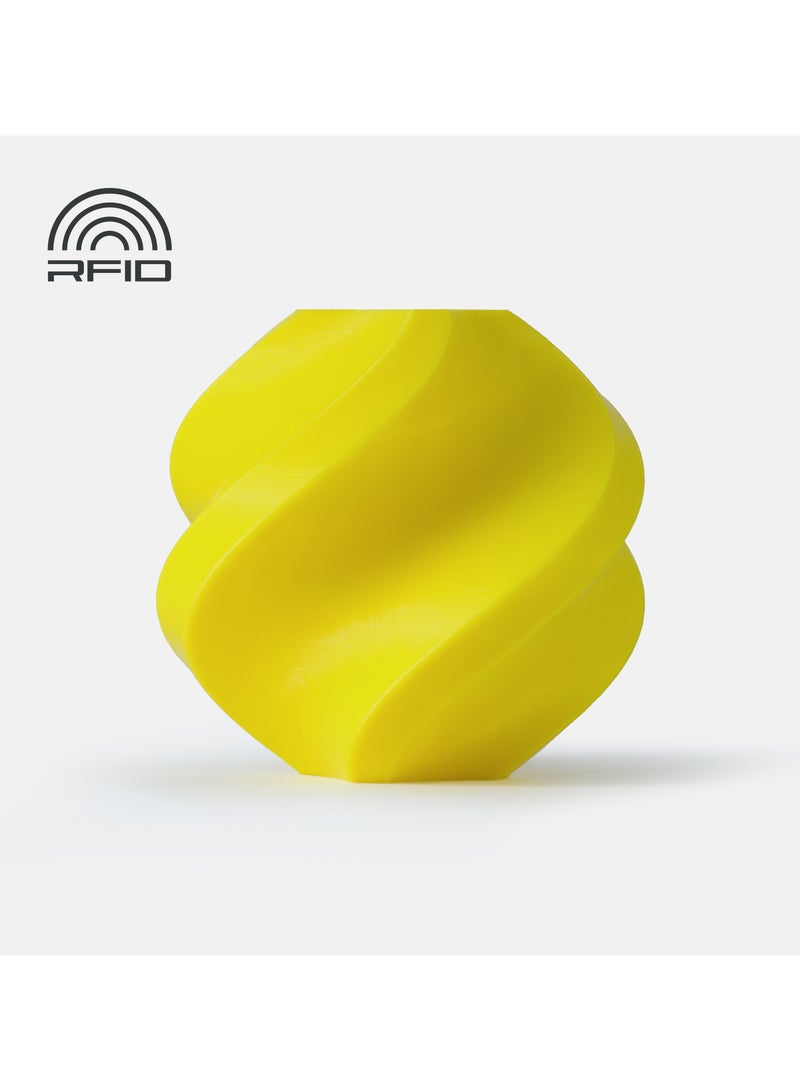 بامبو لاب Bambu Lab TPU 95A HF Yellow (With Spool) 1.75mm, 1KG yellow  - Image 1