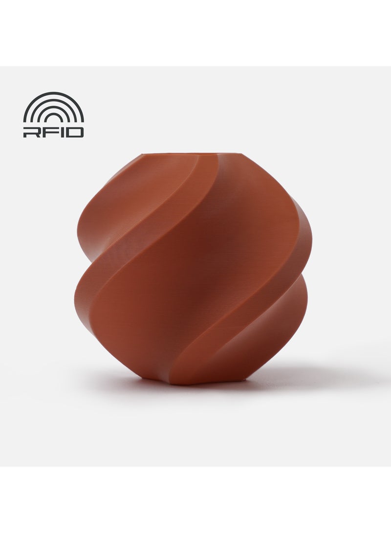 بامبو لاب PLA الأساسي بني (مع بكرة)، 1.75 مم، 1 كجم