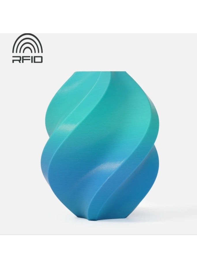 بامبو لاب PLA Gradient Ocean to Meadow (with Spool), 1.75mm, 1KG OCEAN 