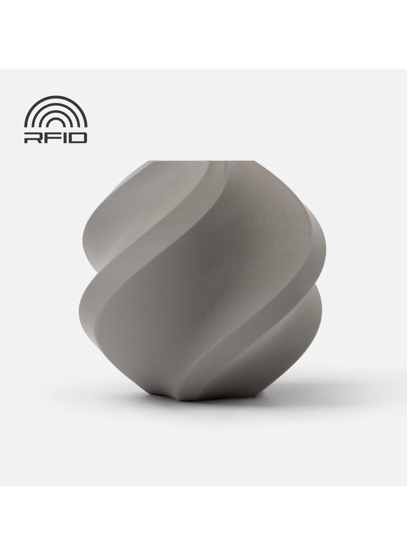 بامبو لاب Bambu Lab PLA Basic Gray (with Spool), 1.75mm. 1KG Gray 