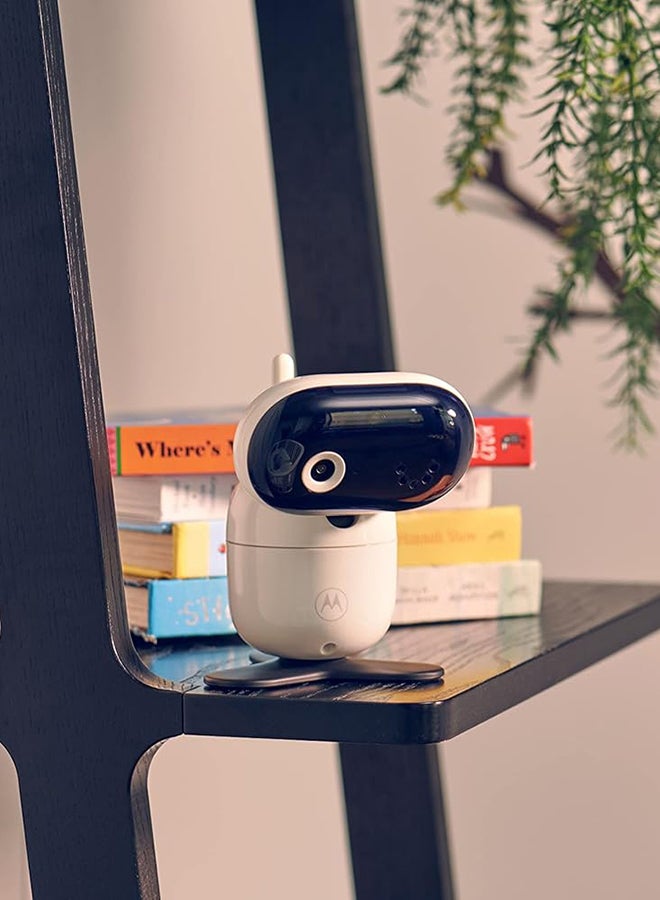 Motorola - PIP1010 Baby Video And Audio Monitor - With Camera - Pan, Tilt, Zoom and Night Vision - Including Wall Mount - Motorola Nursery App - Room Temperature, Two-Way Communication And Lullabies - Image 1