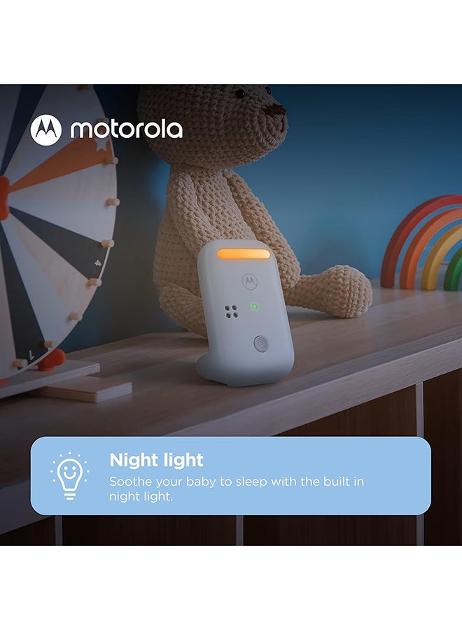Motorola - PIP11 Audio Baby Monitor - Night Light, LCD Screen, 1000ft Range, Secure Connection, Two-Way Talk, Room Temp, Lullabies, Portable Parent Unit With AAA Rechargeable Batteries - Image 1