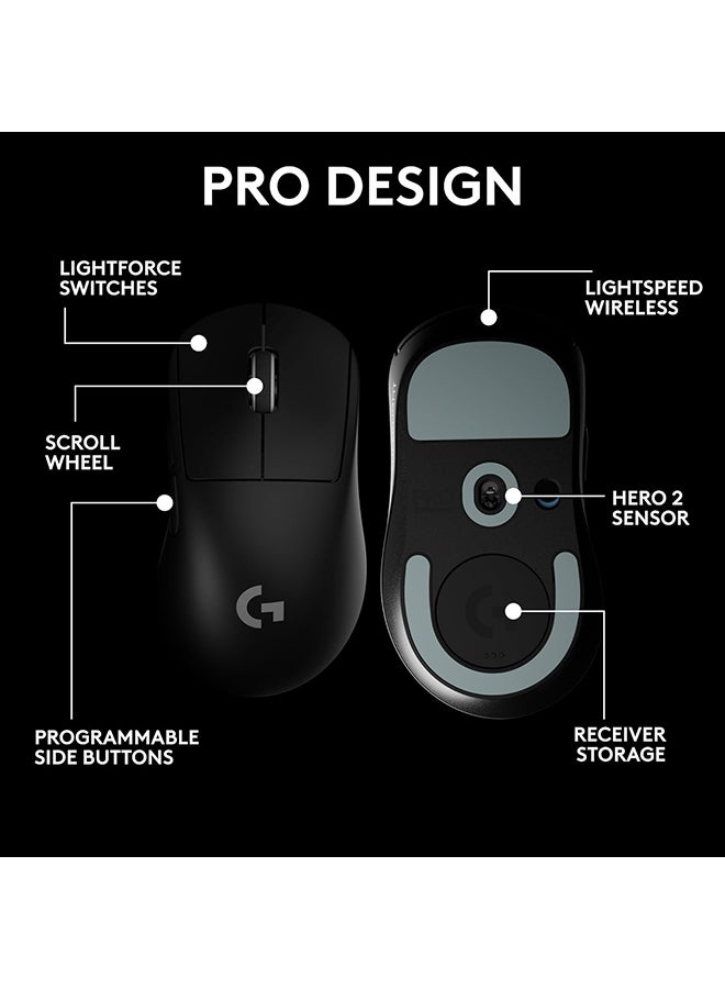 لوجيتيك - G PRO X Superlight 2 DEX Lightspeed Wireless Gaming Mouse - Black - Image 1