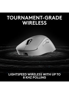 Logitech G PRO X Superlight 2 DEX Lightspeed Wireless Gaming Mouse - White  - Image 4