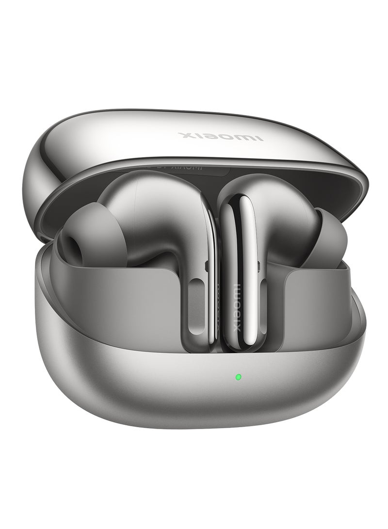 Xiaomi - Buds 5 Pro BT | 3MIC + AI Call Noise Reduction | Up To 40 Hours Long Battery Life With Charging Box - Titanium - Image 1
