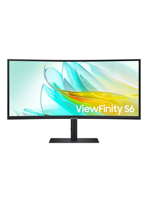 S65UC ViewFinity S6 Monitor, 34" VA UWQHD Display, 100Hz Refresh Rate, 5ms Response Time, 1000R Curvature, Built-In Speaker, KVM Switch, FreeSync Technology, LS34C650UAMXUE Black