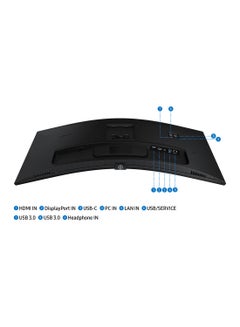 سامسونج S65UC ViewFinity S6 Monitor, 34" VA UWQHD Display, 100Hz Refresh Rate, 5ms Response Time, 1000R Curvature, Built-In Speaker, KVM Switch, FreeSync Technology, LS34C650UAMXUE Black  - Image 4