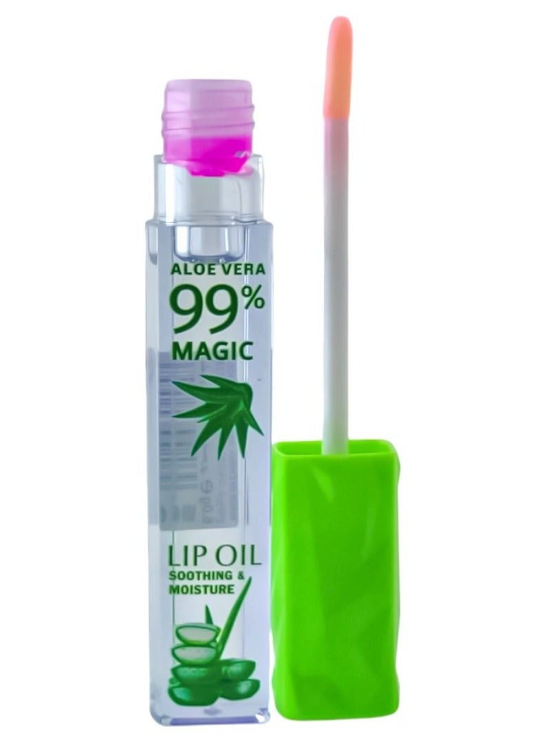 ROSE BERRY 2PCS ALO VERA 99% MAGIC LIP OIL SOOTHING & MOISTURE CLEAR  - Image 2