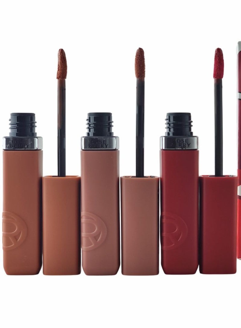 روز بيري لمسة شفاه غير لامعة من 3 قطع - Image 2
