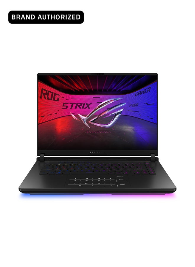 ASUS ROG Strix SCAR 16 G635LW-RW062W Gaming Laptop With 16-Inch Display, Core Ultra 9 275HX Processor/64GB RAM/2TB SSD/16GB NVIDIA Geforce RTX 5080 Graphics Card/Windows 11 Home English Black English Black - Image 1