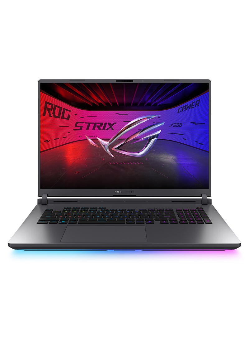 ASUS - ROG Strix G18 (2025) Laptop With 18-Inch Display, Core Ultra 9 275HX Processor/32GB RAM/1TB SSD/16GB NVIDIA GeForce RTX 5080 Graphics Card/Home English Eclipse Gray - Image 1