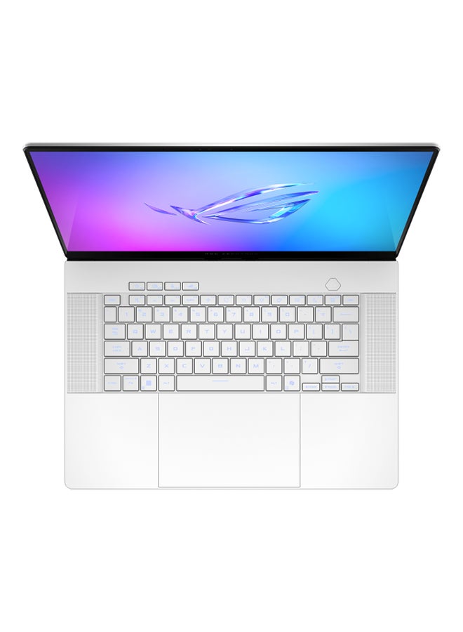 ROG Zephyrus G16 GU605CR-QR102W Laptop With 16-Inch Display, Core Ultra 9 285H Processor/64GB RAM/1TB SSD/12GB NVIDIA GeForce RTX 5070 Ti Graphics Card/Windows 11 Home Arabic Platinum White