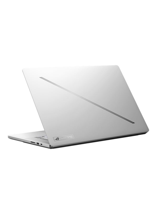 ROG Zephyrus G16 GU605CR-QR102W Laptop With 16-Inch Display, Core Ultra 9 285H Processor/64GB RAM/1TB SSD/12GB NVIDIA GeForce RTX 5070 Ti Graphics Card/Windows 11 Home Arabic Platinum White