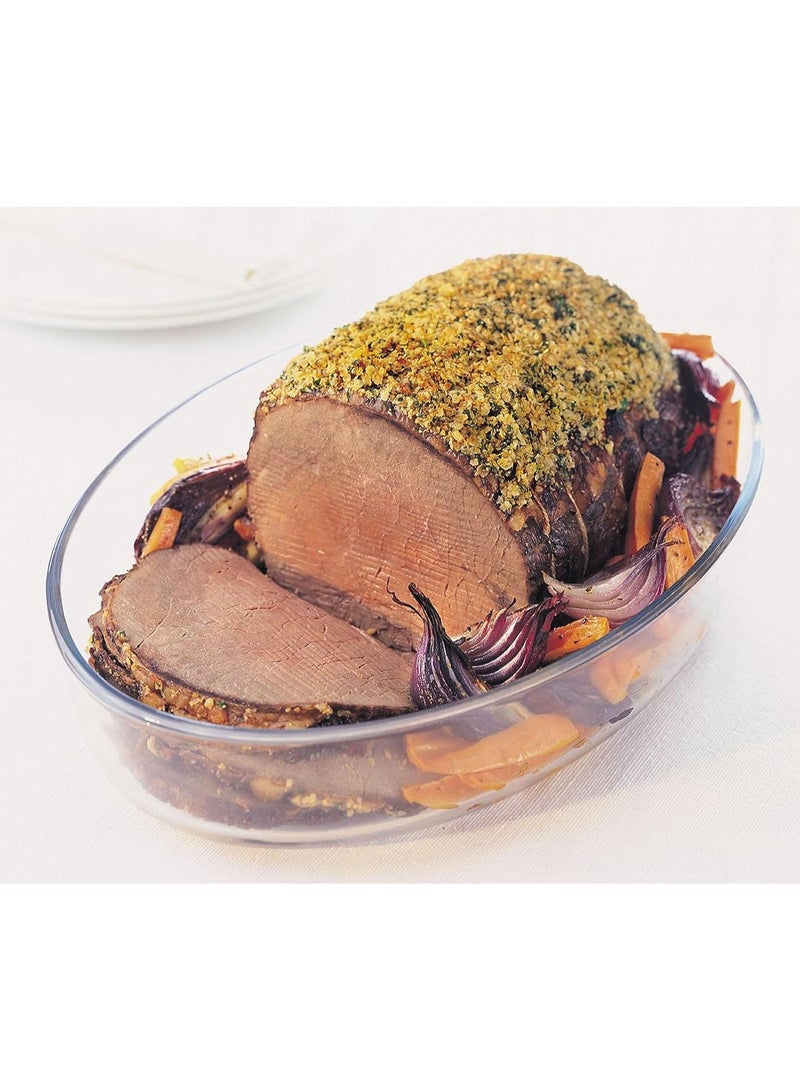 Pyrex Essentials Multipurpose Oval Roaster 21x13cm – Durable & Versatile Cooking Solution - Image 4