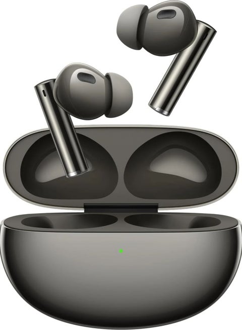 Buds Air 6 pro True Wireless Earbuds, 50dB Noise Reduction, ANC to Ears and Environment, 6-Mic Call Noise Cancellation, 40 Hours Playback, Dual Call – Titanium Twilight titanium twlight